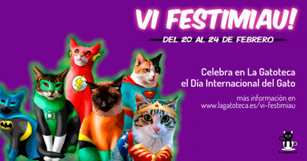 VI FestiMiau! en La Gatoteca de Madrid del 20 al 24 de Febrero